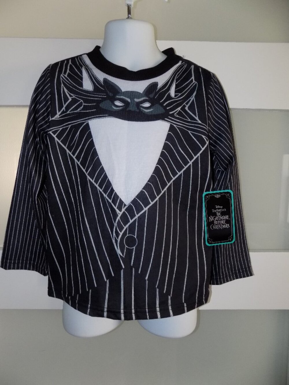 Childrens Apparel Network Jack Skellington LS Striped Shirt 4T Boy's NEW